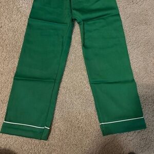 Brand New 3T Green Satin PJ Pants